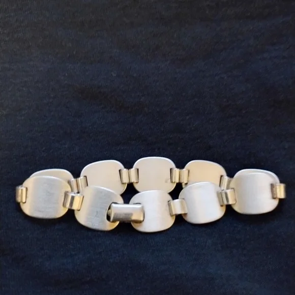 Vintage Sterling Silver Bracelet - Picture 2 of 6